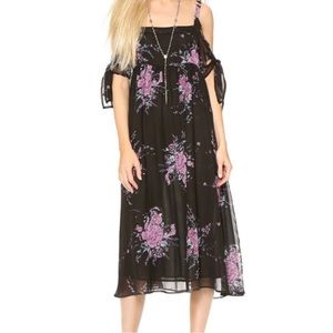 Free People Tied-to-Me Floral Midi Dress